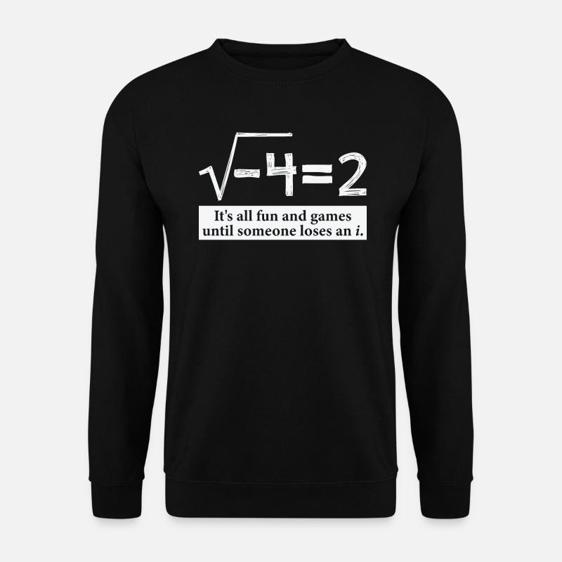 Someone Loses An i Funny Math Gift for Pi day - Unisex Pullover - Schwarz