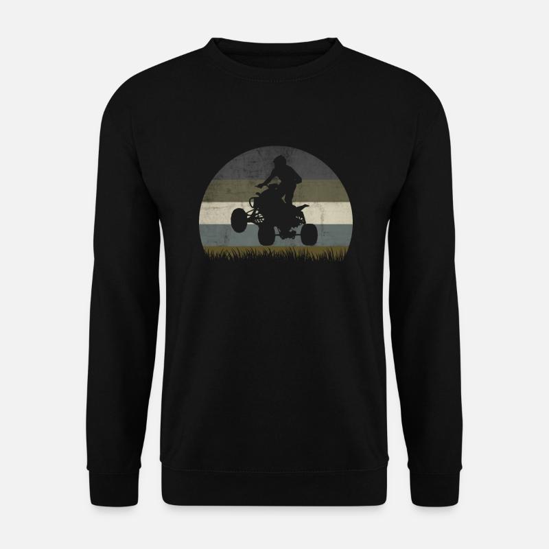 Quad Vintage - Unisex Pullover - Schwarz