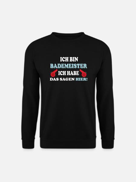 Bademeister - Unisex Pullover - Schwarz