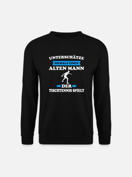 Tischtennis - Unisex Pullover - Schwarz
