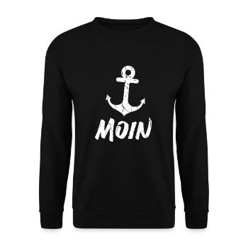 Anker Moin - Sweat-shirt Unisexe - noir - Devant - Alina (178cm) & Michal (187cm)