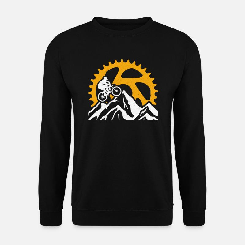 Mountainbiken - Unisex Pullover - Schwarz
