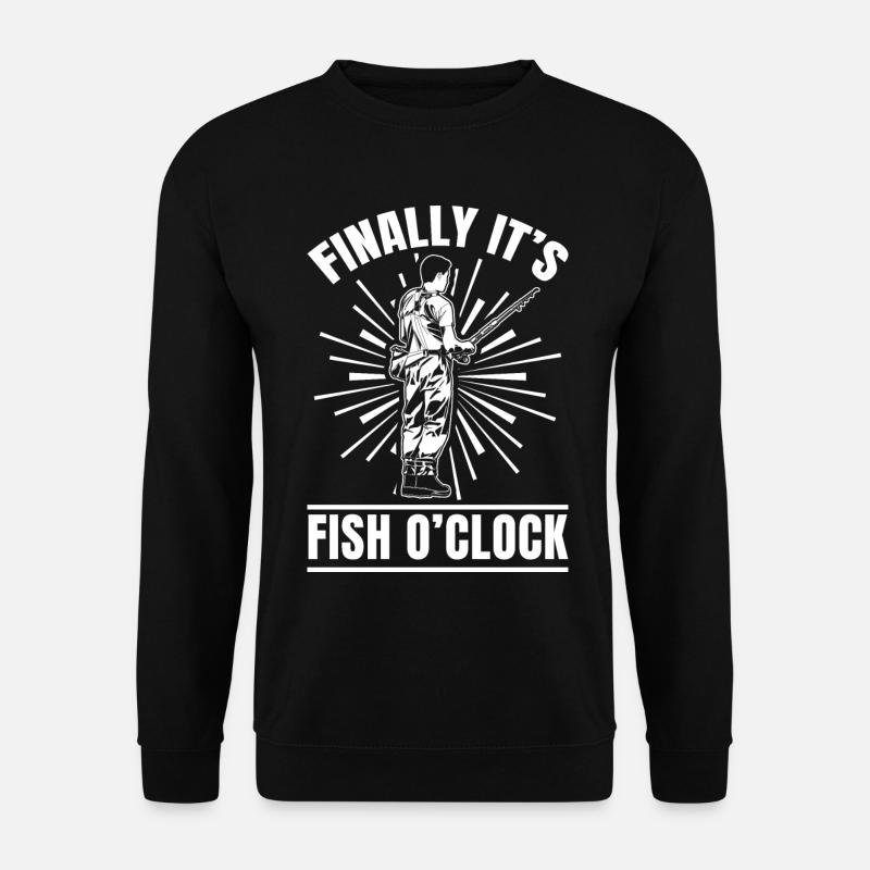 Angellehrer Lustiger Spruch - Unisex Pullover - Schwarz