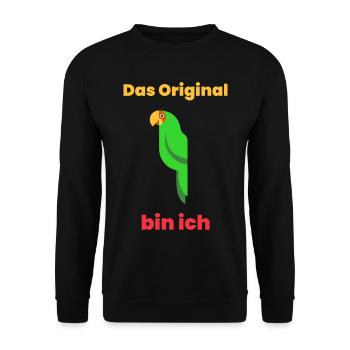 L’original, c’est moi - Sweat-shirt Unisexe - noir - Devant - Alina (178cm) & Michal (187cm)