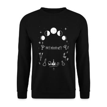 Sorcellerie - Outils magiques - T-Shirt - Sweat-shirt Unisexe - noir - Devant - Alina (178cm) & Michal (187cm)