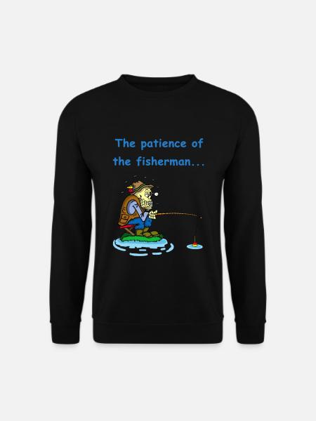 The Fisherman's Patience - Unisex Sweatshirt - black