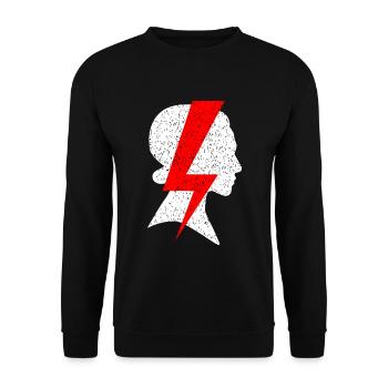 Strajk Kobiet, women rights - Unisex Sweatshirt - black - Front - Alina (178cm) & Michal (187cm)