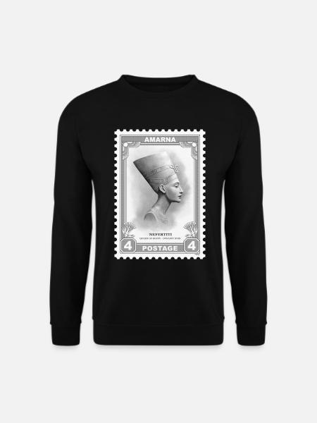 Nefertiti Stamp - Unisex Sweatshirt - black