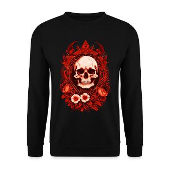 de profundis - Unisex Pullover - Schwarz - Vorne - Alina (178cm) & Michal (187cm)