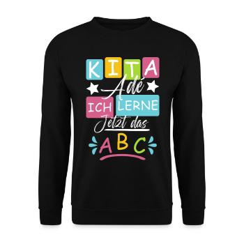 Daycare graduates 2026 - Unisex Sweatshirt - black - Front - Alina (178cm) & Michal (187cm)