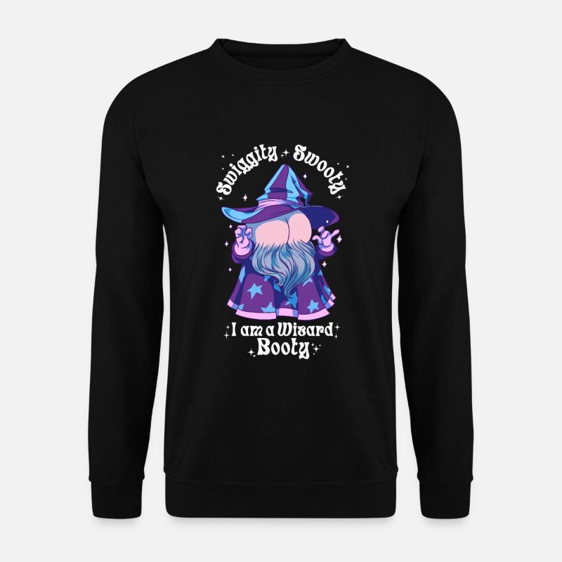 Wizard Booty Butttober - Unisex Pullover - Schwarz