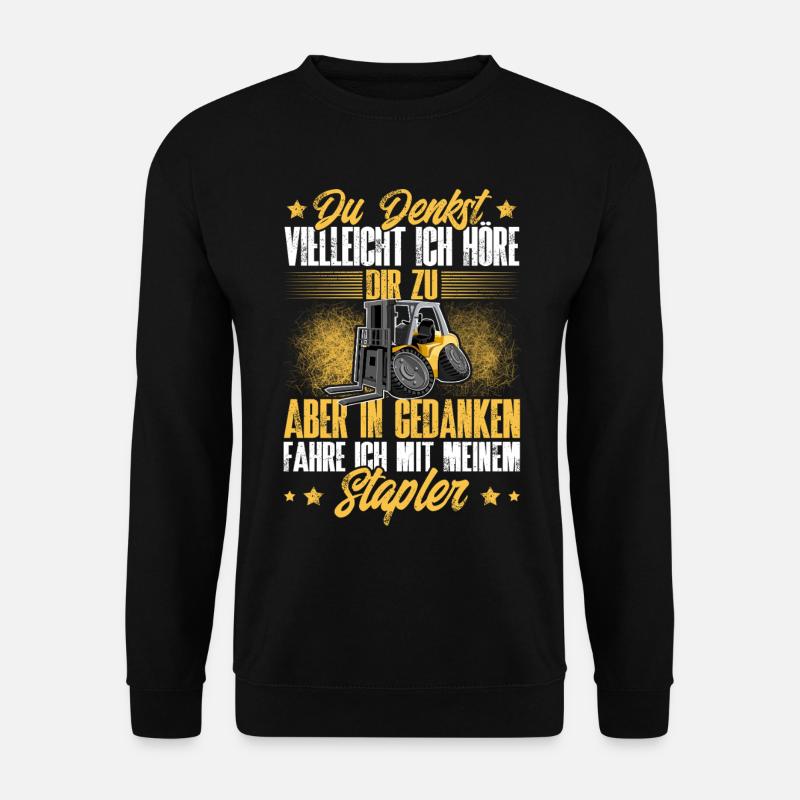 Forklift Forklift Driver - Unisex Sweatshirt - black