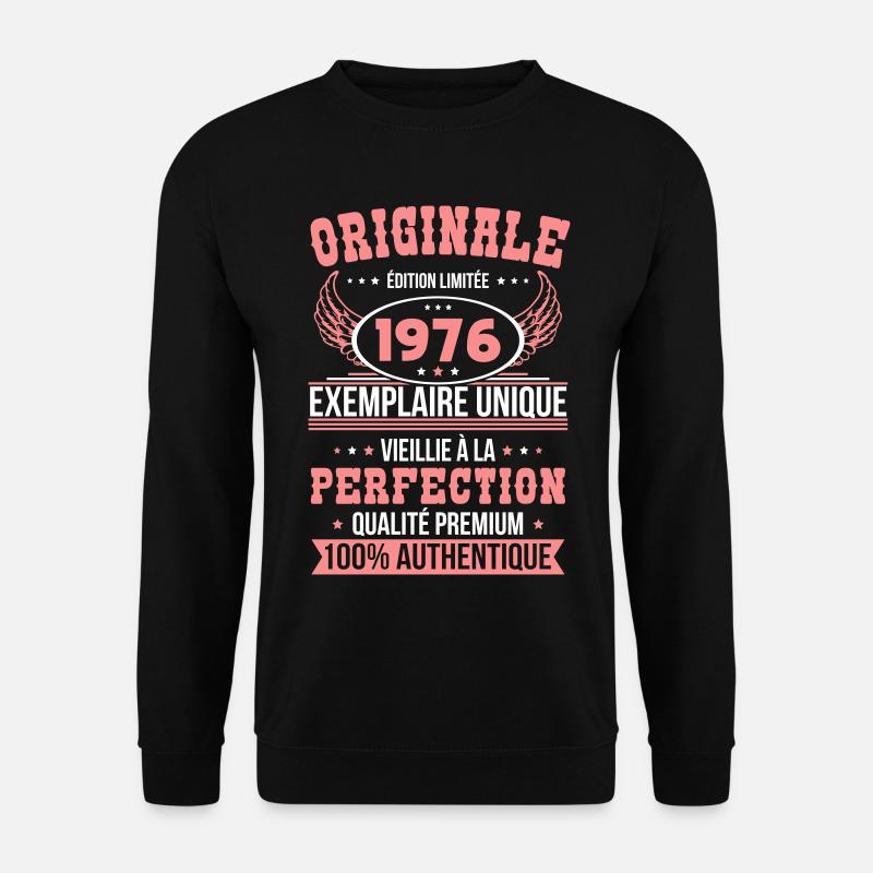 1976 – Unique example – Premium quality - Unisex Sweatshirt - black