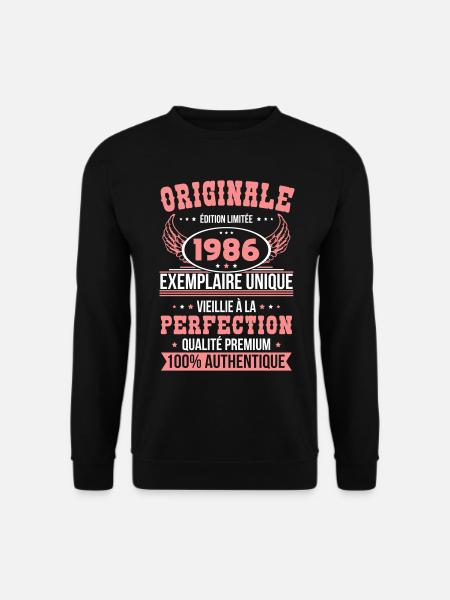 1986 – Unique example – Premium quality - Unisex Sweatshirt - black