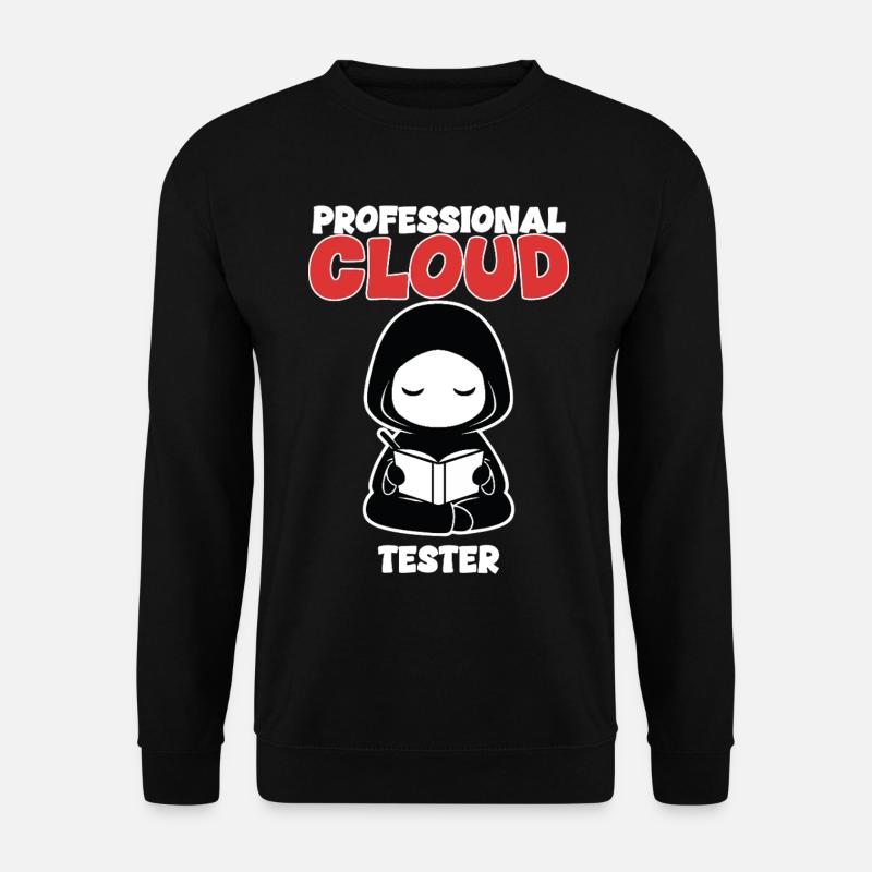 Humor Professional Cloud Tester Manga - Unisex Pullover - Schwarz