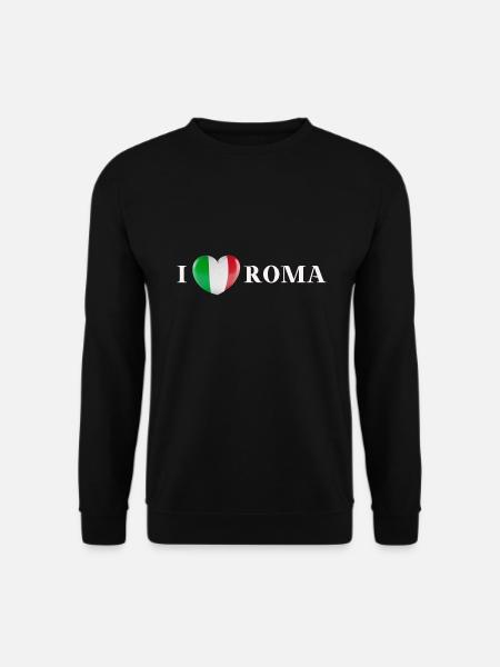 I LOVE ROMA Idée cadeau Italie - Sweat-shirt Unisexe - noir