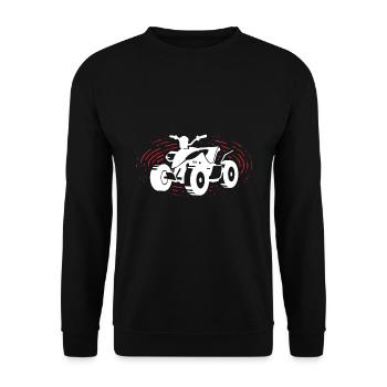 Quad - Unisex Pullover - Schwarz - Vorne - Alina (178cm) & Michal (187cm)