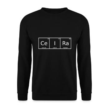 Ceira Name First Name Chemistry Periodic Table Elements - Unisex Sweatshirt - black - Front - Alina (178cm) & Michal (187cm)
