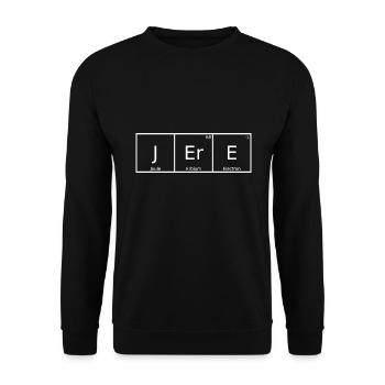 Jere Nome Nome Chimica Tavola periodica Elementi - Felpa unisex - nero - Fronte - Alina (178cm) & Michal (187cm)
