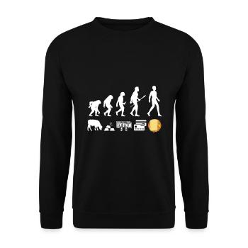 Food Makers Grill BBQ Sandwich Grill Maître - Sweat-shirt Unisexe - noir - Devant - Alina (178cm) & Michal (187cm)