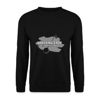 Conception de démolition de maisons et rénovation de maisons - Sweat-shirt Unisexe - noir - Devant - Alina (178cm) & Michal (187cm)