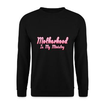 La maternité est mon ministère - Sweat-shirt Unisexe - noir - Devant - Alina (178cm) & Michal (187cm)