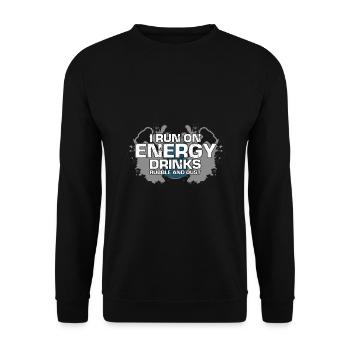 House Demolition and Renovation Design - Unisex Sweatshirt - black - Front - Alina (178cm) & Michal (187cm)