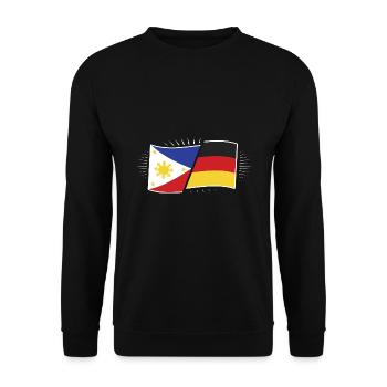 Philippinen - Unisex Pullover - Schwarz - Vorne - Alina (178cm) & Michal (187cm)