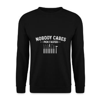 Conception de serrure de service de déverrouillage expert en serrure - Sweat-shirt Unisexe - noir - Devant - Alina (178cm) & Michal (187cm)