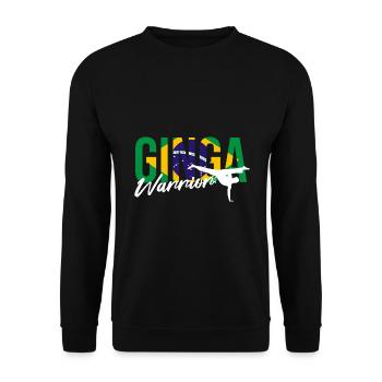 Dicton de danse afro-brésilienne pour la Capoeira - Sweat-shirt Unisexe - noir - Devant - Alina (178cm) & Michal (187cm)