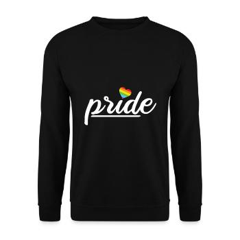 Schwul Queer Gay homo homosexuell Queer Love Pride - Unisex Pullover - Schwarz - Vorne - Alina (178cm) & Michal (187cm)