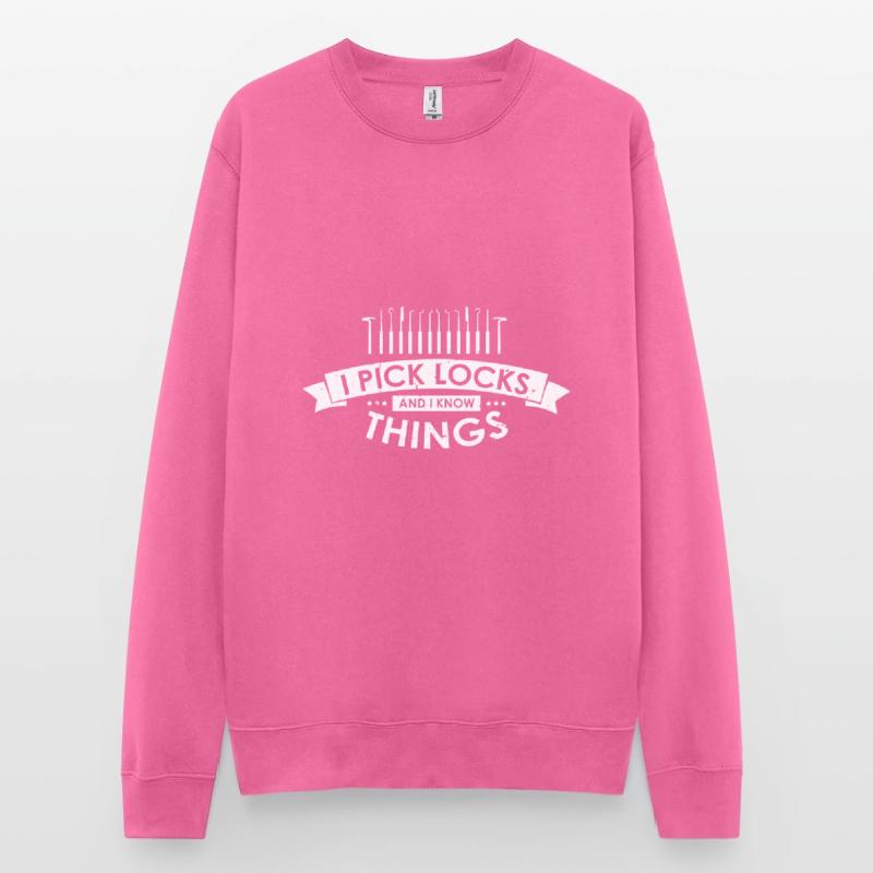 Conceptions de service de déverrouillage Lockpicking Lock Picking Sweat-shirt Unisexe