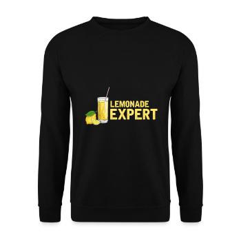 Lemonade Lemon Lemonade Lemonade Lemonade Stand Design - Unisex Sweatshirt - black - Front - Alina (178cm) & Michal (187cm)