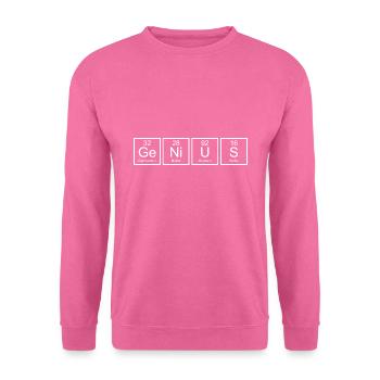 Éléments périodiques de génie - Sweat-shirt Unisexe - rose - Devant
