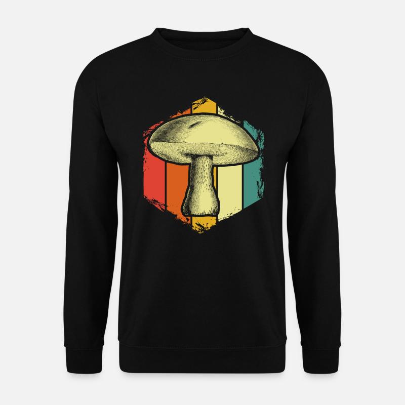 Champignons - Sweat-shirt Unisexe - noir