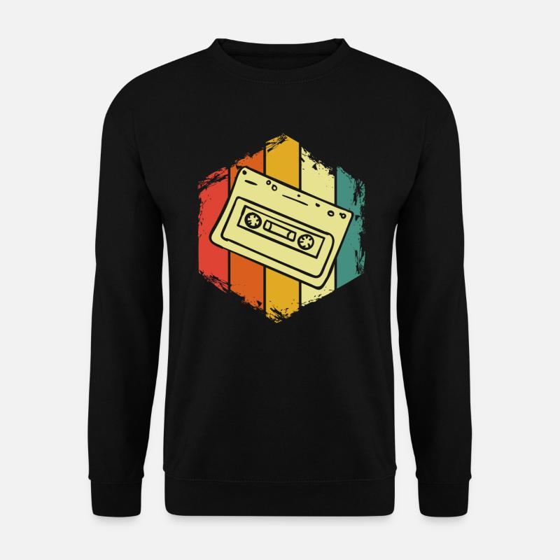 Musik Kassette - Unisex Pullover - Schwarz