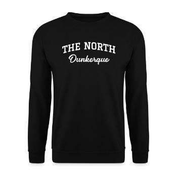 DER NORDEN Dünkirchens - Unisex Pullover - Schwarz - Vorne - Alina (178cm) & Michal (187cm)