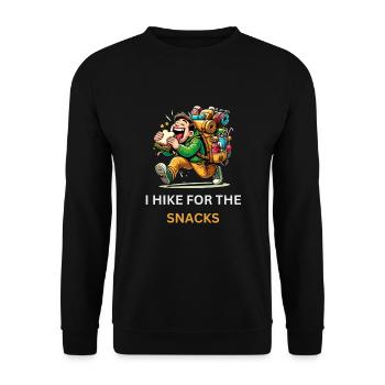 Trail Treats Ma motivation vient - Sweat-shirt Unisexe - noir - Devant - Alina (178cm) & Michal (187cm)