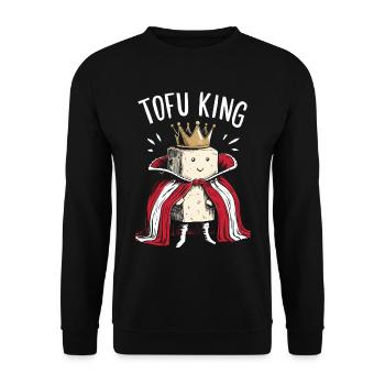 Tofu Lustiges - Unisex Pullover - Schwarz - Vorne - Alina (178cm) & Michal (187cm)