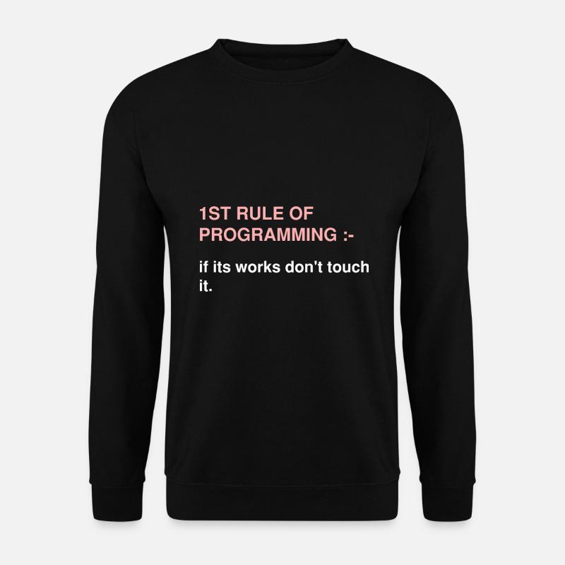 Cyber Security Design for IT Security and Hackers - Unisex Sweatshirt - black