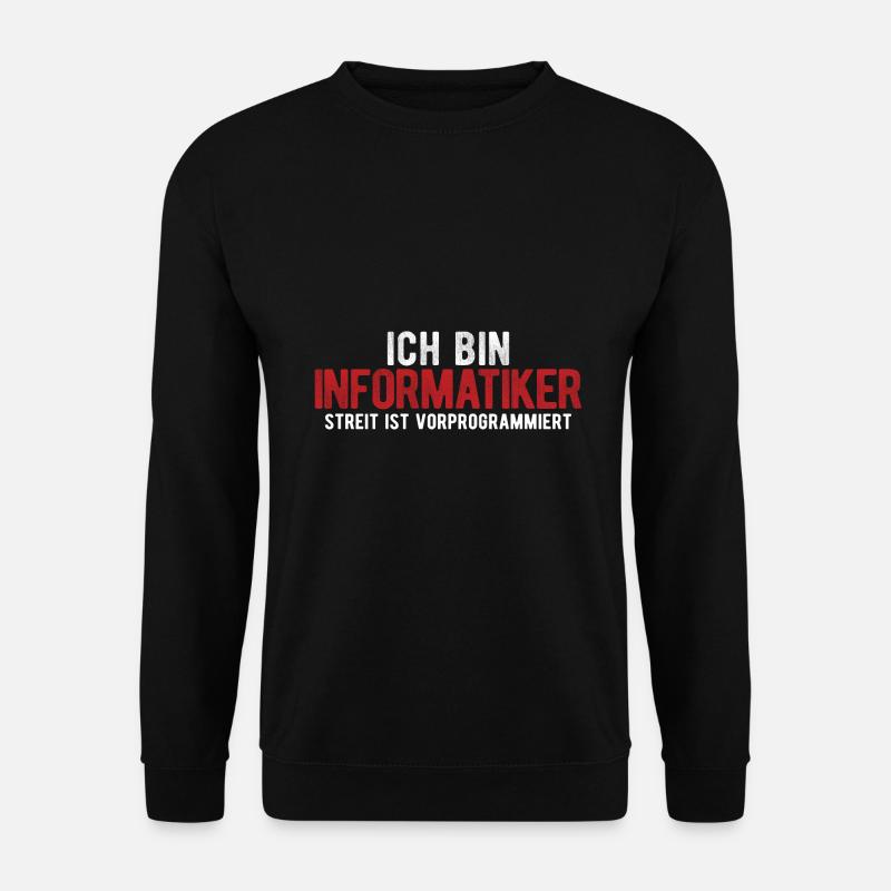 Informatik Informatiker Programmierer - Unisex Pullover - Schwarz