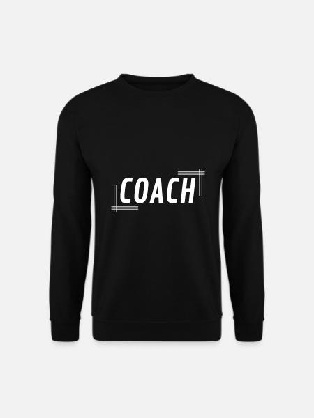 coach fußball sport gym fitness geschenk spruch - Unisex Pullover - Schwarz