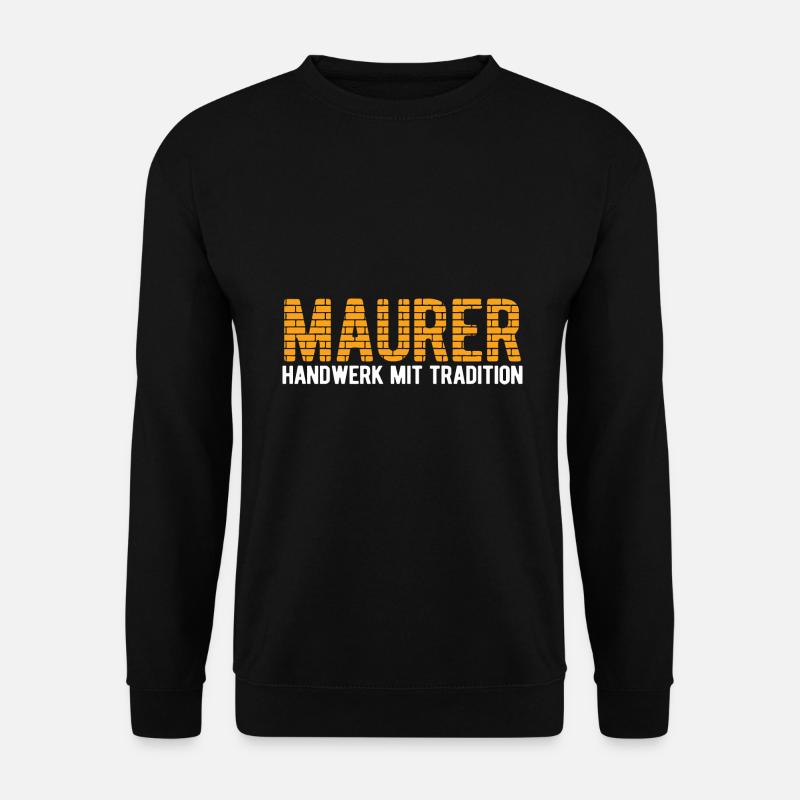 Maurer Bau - Unisex Pullover - Schwarz
