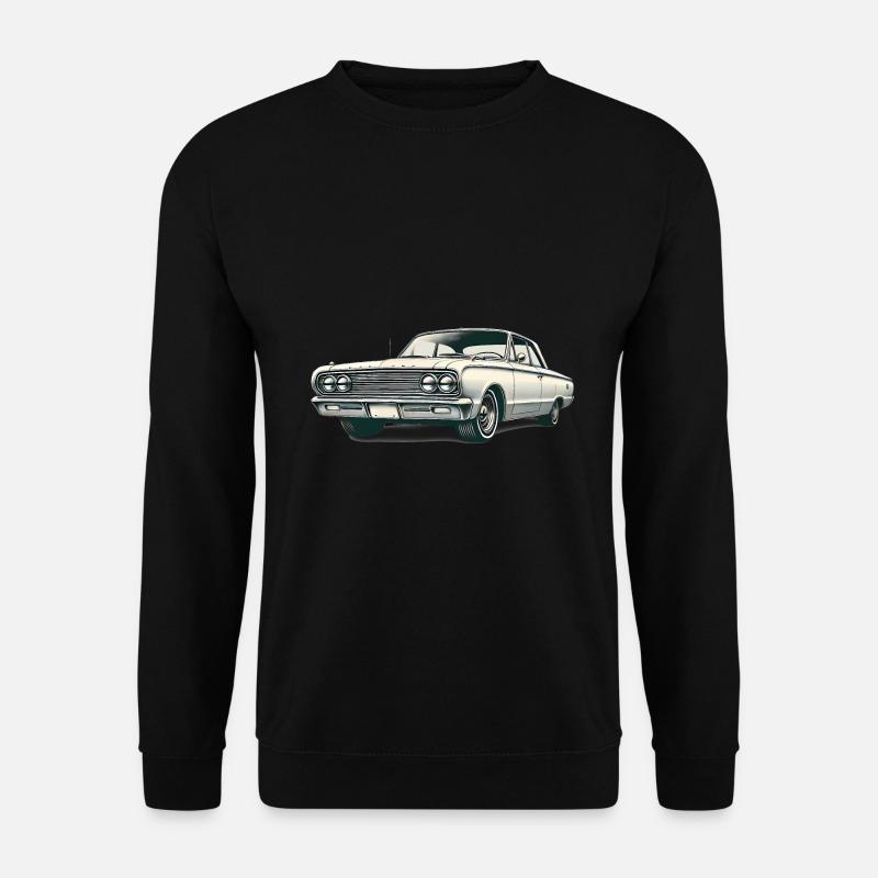 Oldtimer Vintage Design T-Shirt - Unisex Pullover - Schwarz