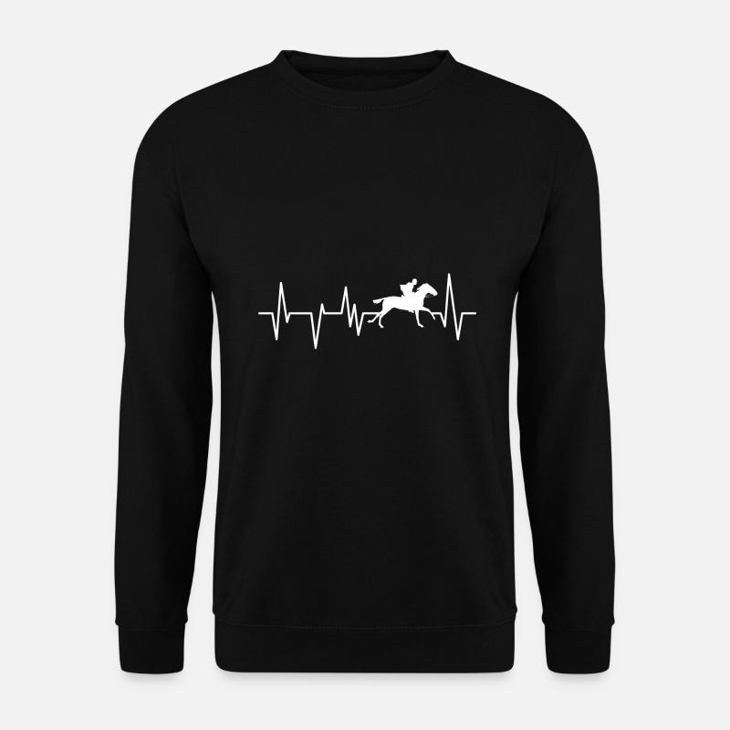 Pferde Pferd Reiten - Unisex Pullover - Schwarz