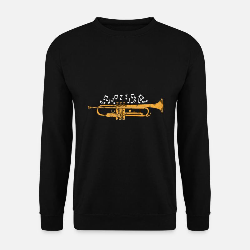 Trompete - Unisex Pullover - Schwarz