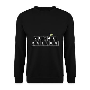 Vegan Baking - Periodensystem - Unisex Pullover - Schwarz - Vorne - Alina (178cm) & Michal (187cm)