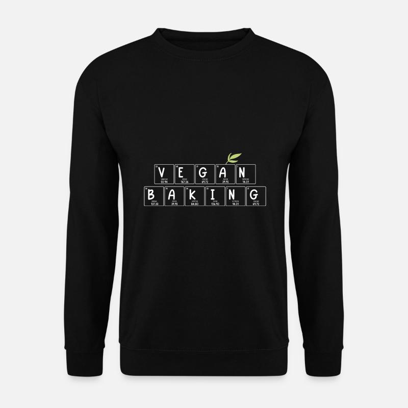 Vegan Baking - Periodic Table - Unisex Sweatshirt - black