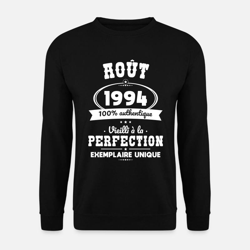 30th Anniversary - August 1994 Perfection - Unisex Sweatshirt - black