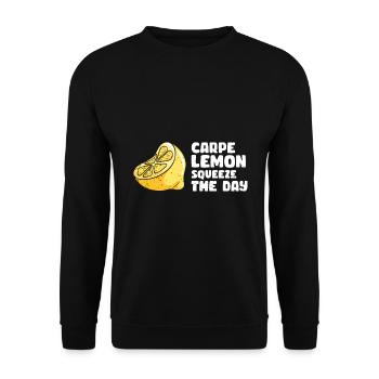 Limonade Limonade Limonade Limonade Stand Design - Sweat-shirt Unisexe - noir - Devant - Alina (178cm) & Michal (187cm)